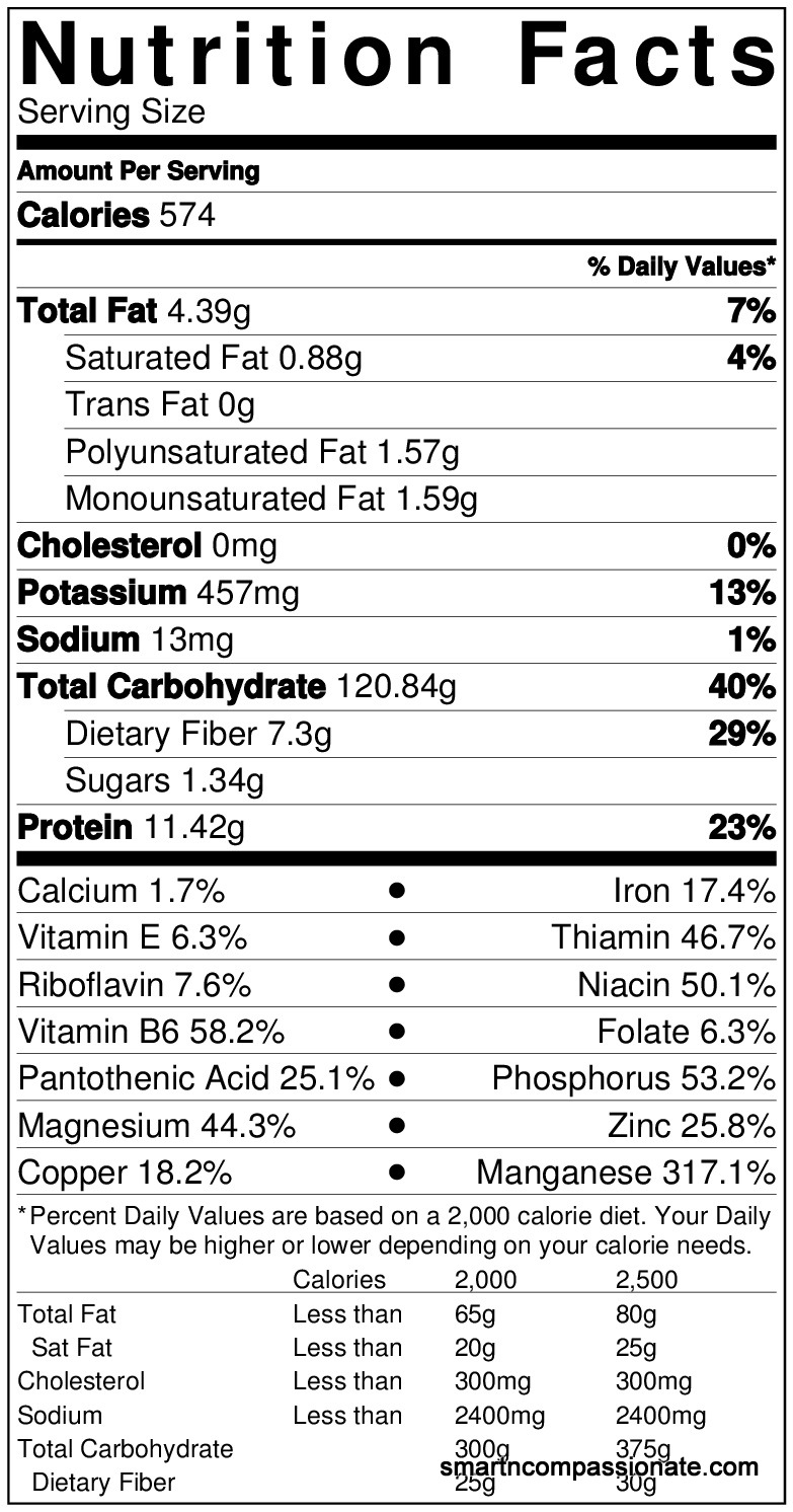 35 Brown Rice Nutrition Label Labels Design Ideas 2020