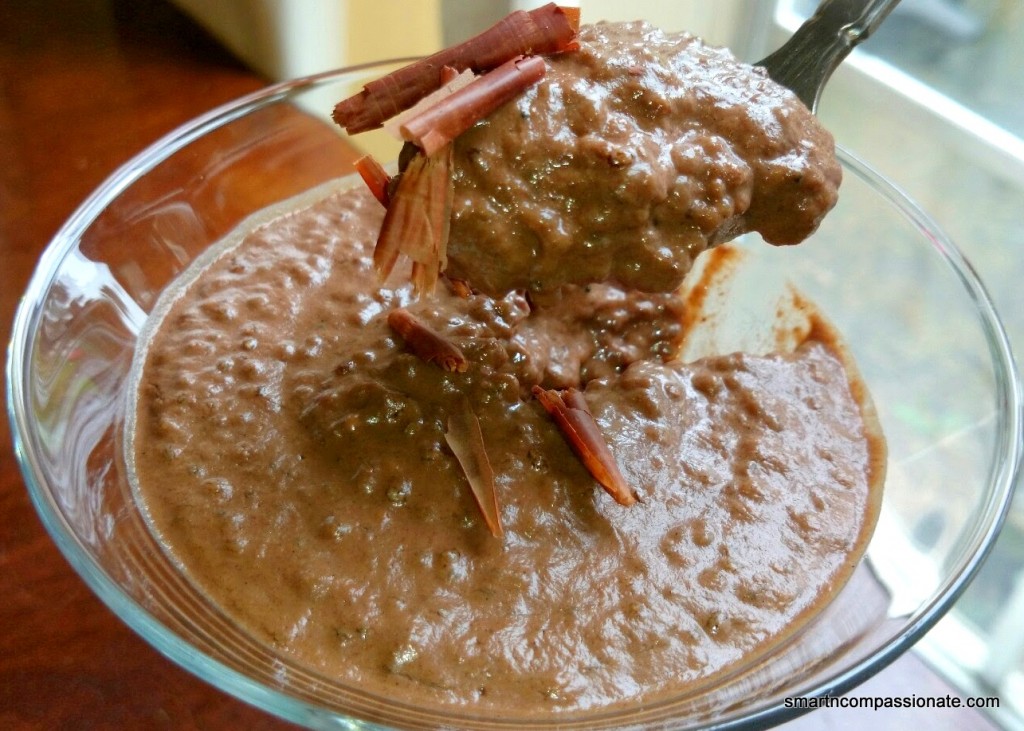 Chia Seed Chocolate Pudding.