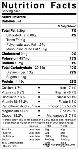 1 Cup Brown Rice Flour